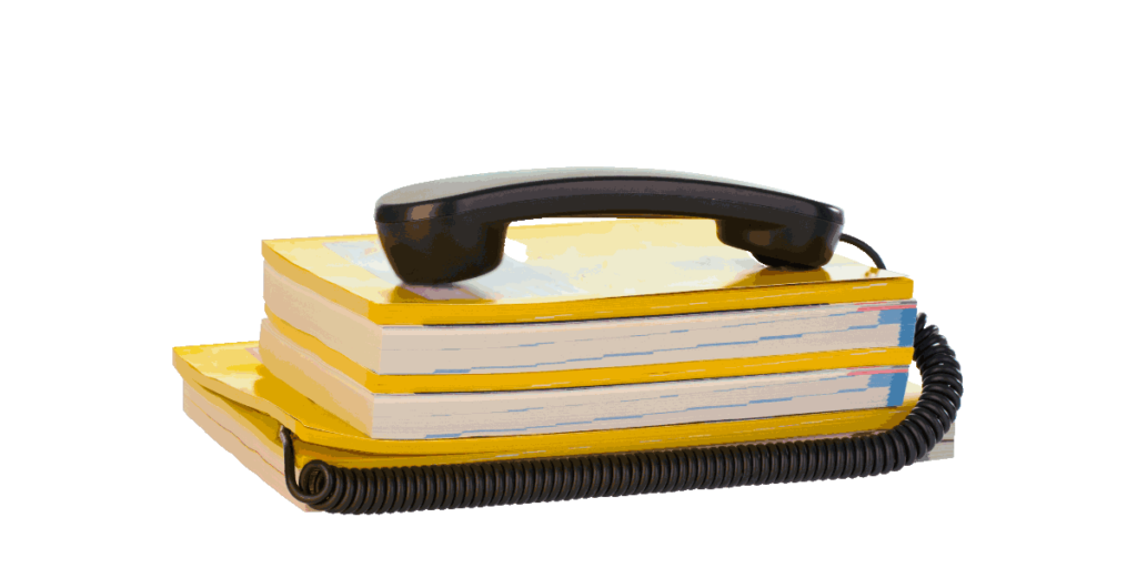 Old informetric system a phone book