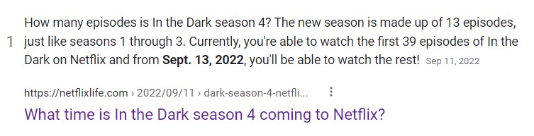 Dark Season 4 doesn't exist